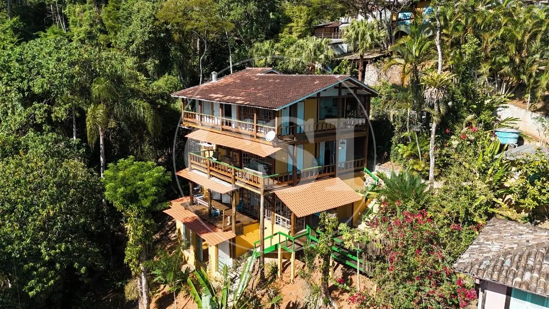 Casa rústica integrada à natureza com vista para o mar – Sul de Ilhabela/SP — foto 3